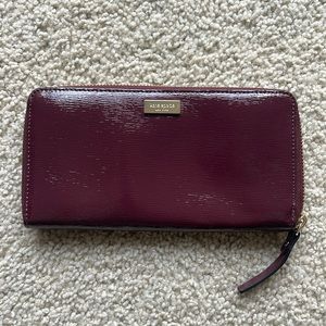 Burgundy Kate Spade Wallet